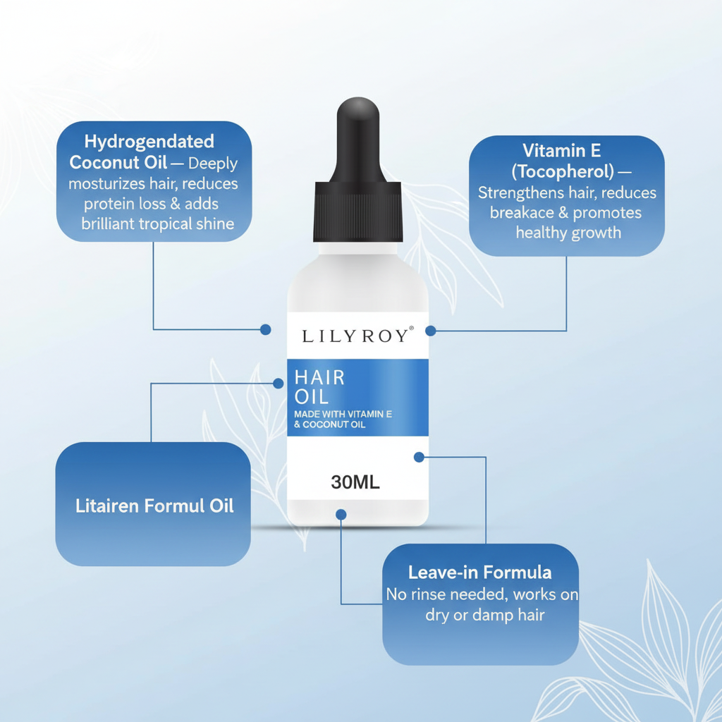 Lilyroy Hair Oil Coconut Oil - Callouts