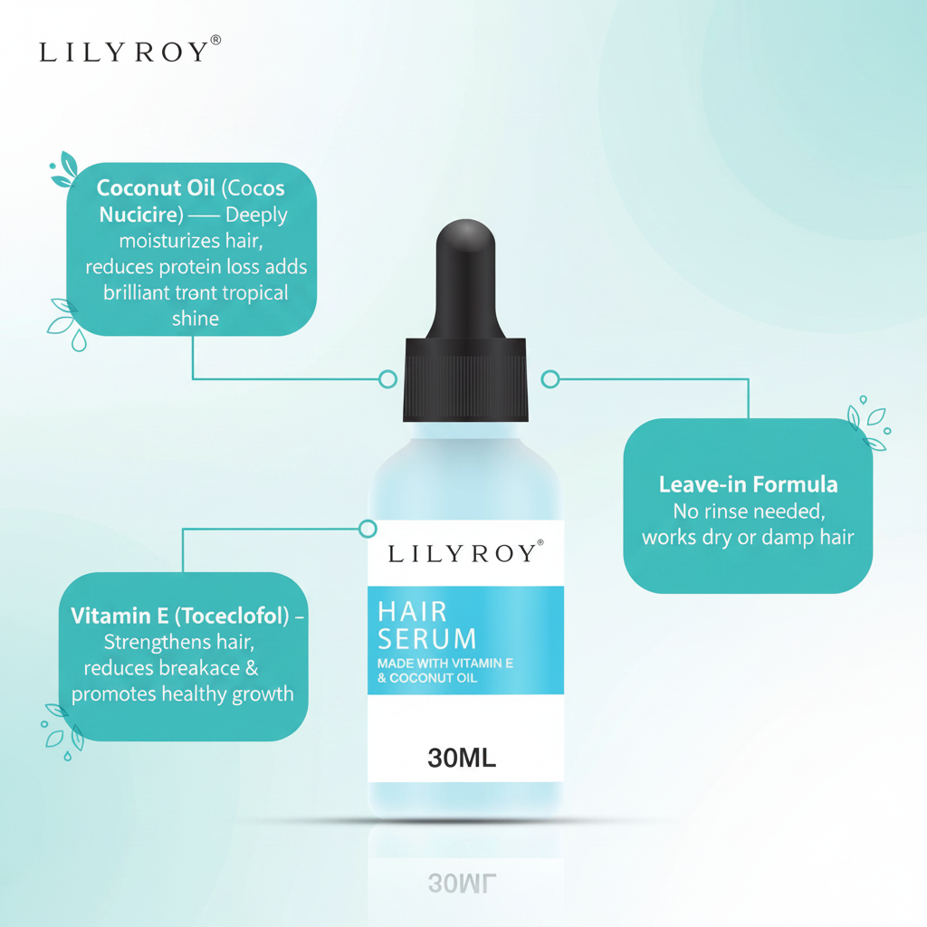 Lilyroy Hair Serum Coconut Oil - Ingredients