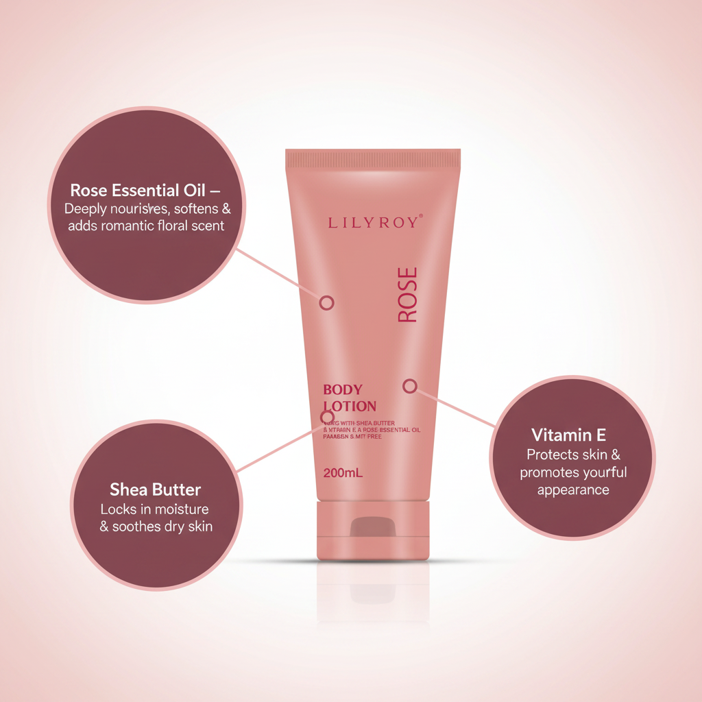Lilyroy Rose Body Lotion - Callouts