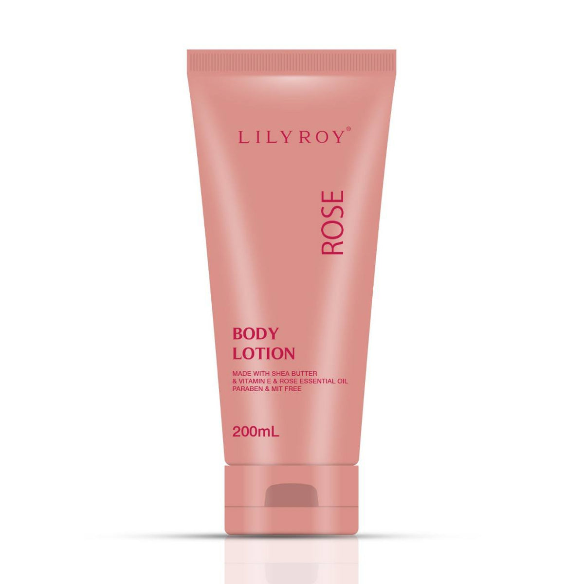 Lilyroy Rose Body Lotion 200mL pink tube