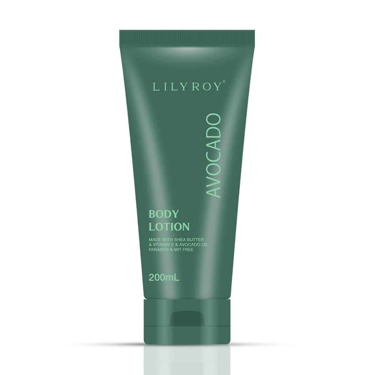 Lilyroy Avocado Body Lotion 200mL green tube