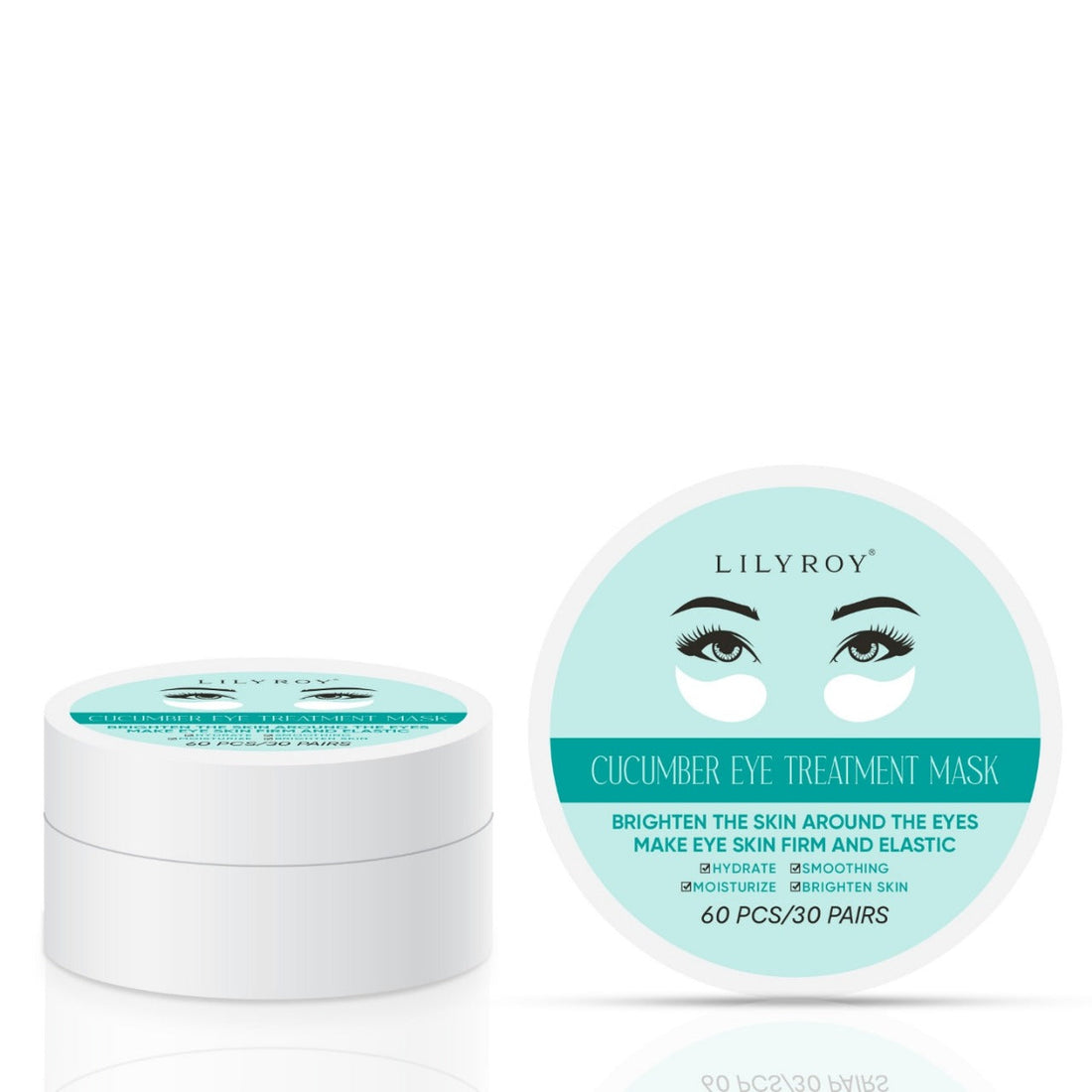 Cucumber Eye Treatment Mask – Brightening &amp; Firming Soft Eye Mask 60 Pcs / 30 Pairs