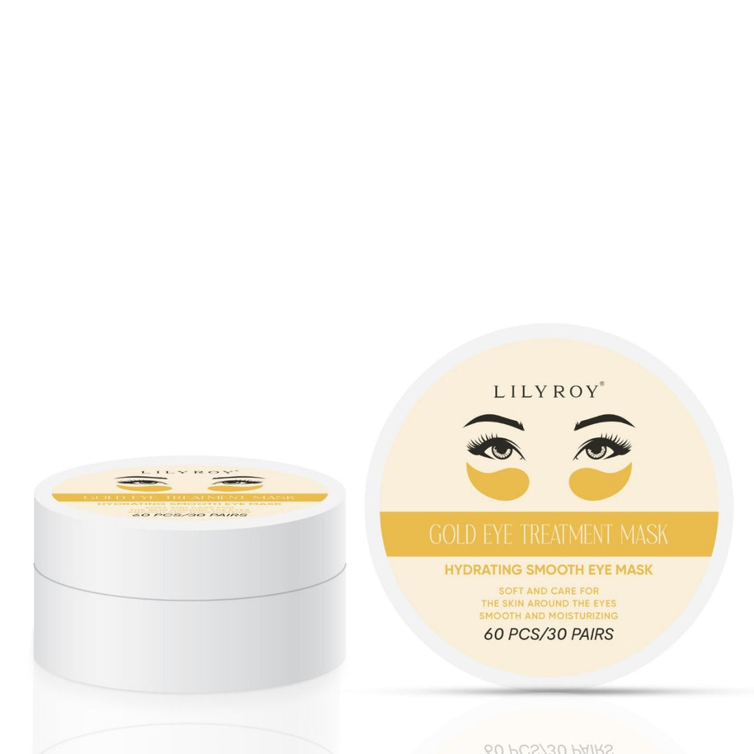 Gold Eye Treatment Mask – Hydrating Smooth Eye Mask 60 Pcs / 30 Pairs