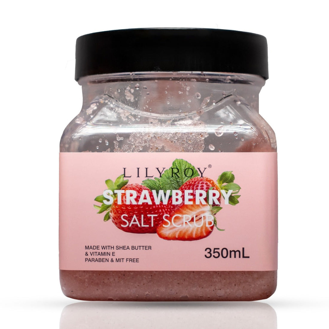 Lilyroy Strawberry Salt Scrub 350ml