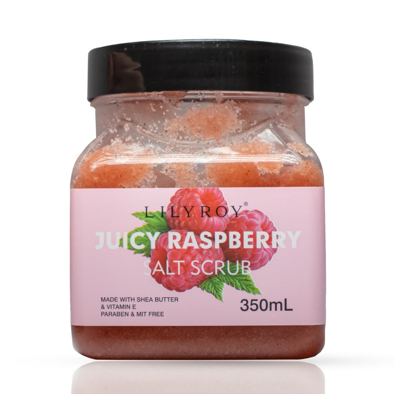 Lilyroy Juicy Raspberry Salt Scrub 350ml