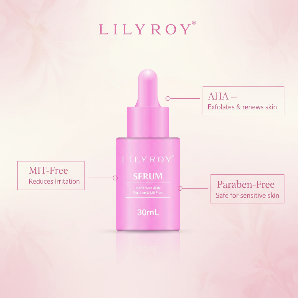 Lilyroy AHA Serum - Callouts