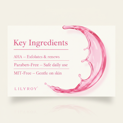 Lilyroy AHA Serum - Ingredients