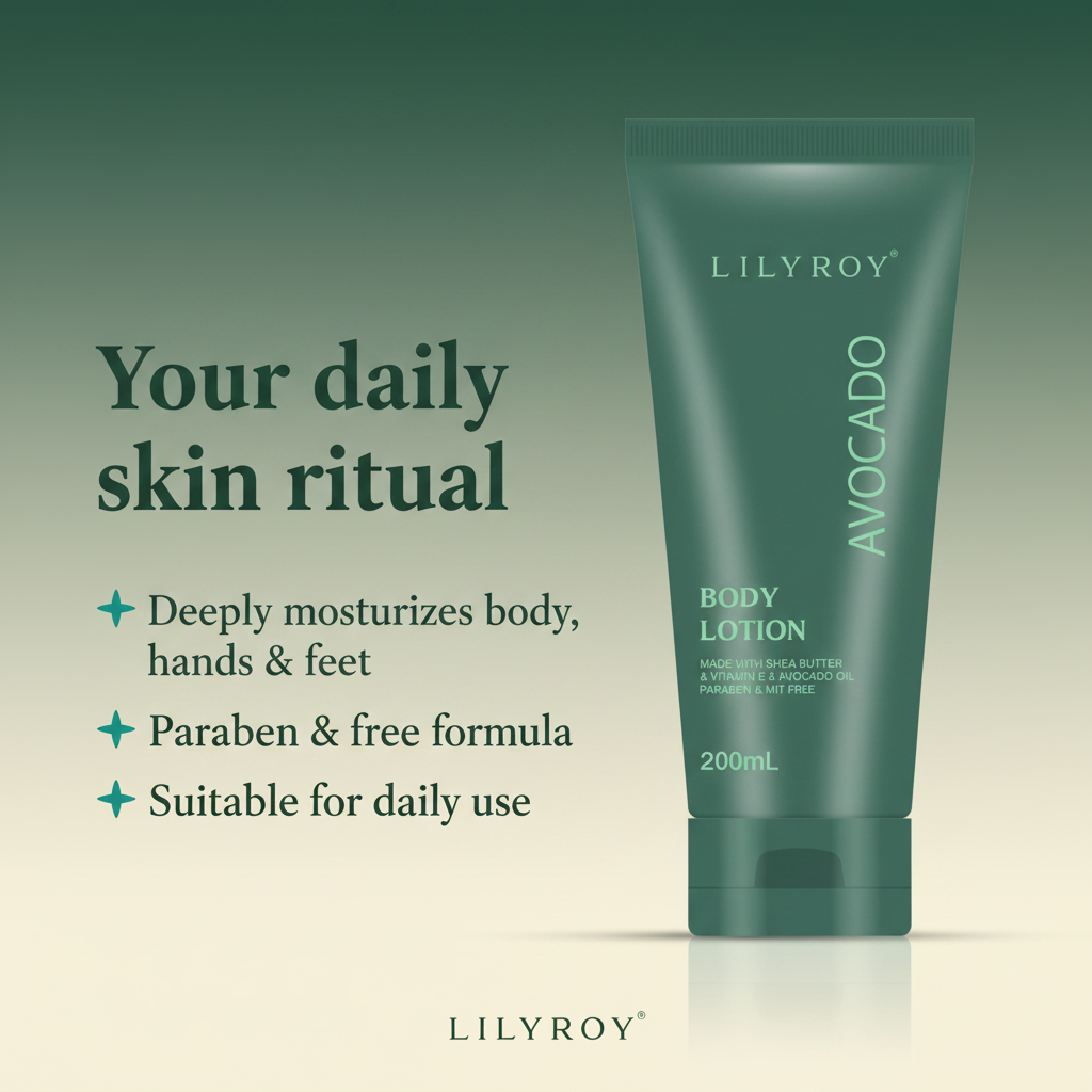 Lilyroy Avocado Body Lotion - Features