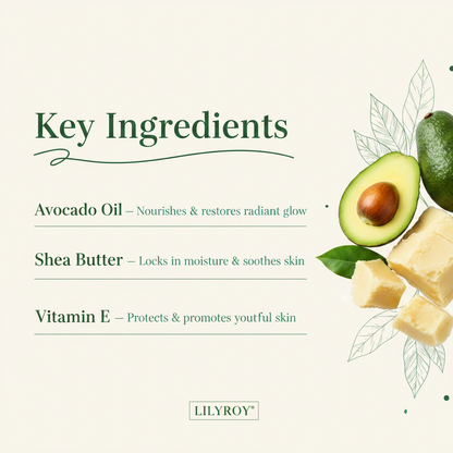 Lilyroy Avocado Body Lotion - Ingredients