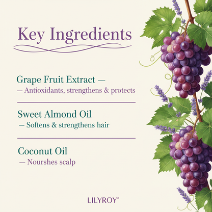 Lilyroy Grape Shampoo - Ingredients
