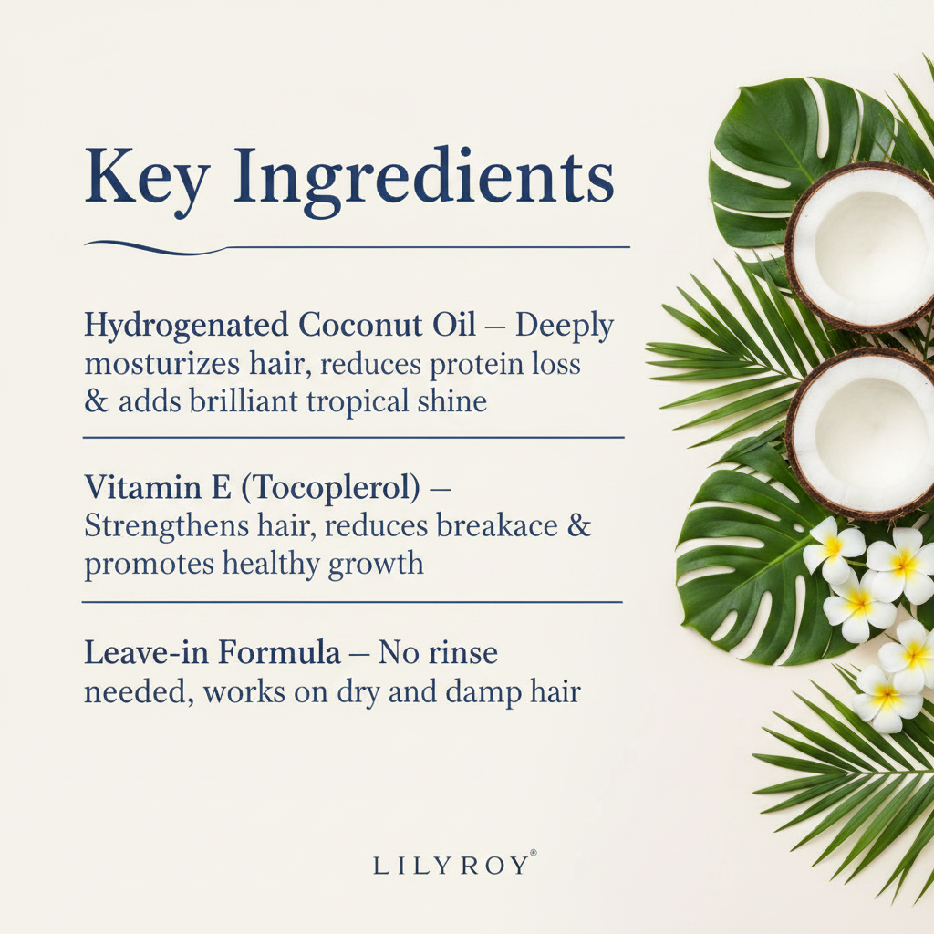 Lilyroy Hair Oil Coconut Oil - Ingredients