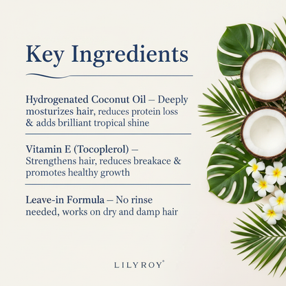 Lilyroy Hair Oil Coconut Oil - Ingredients