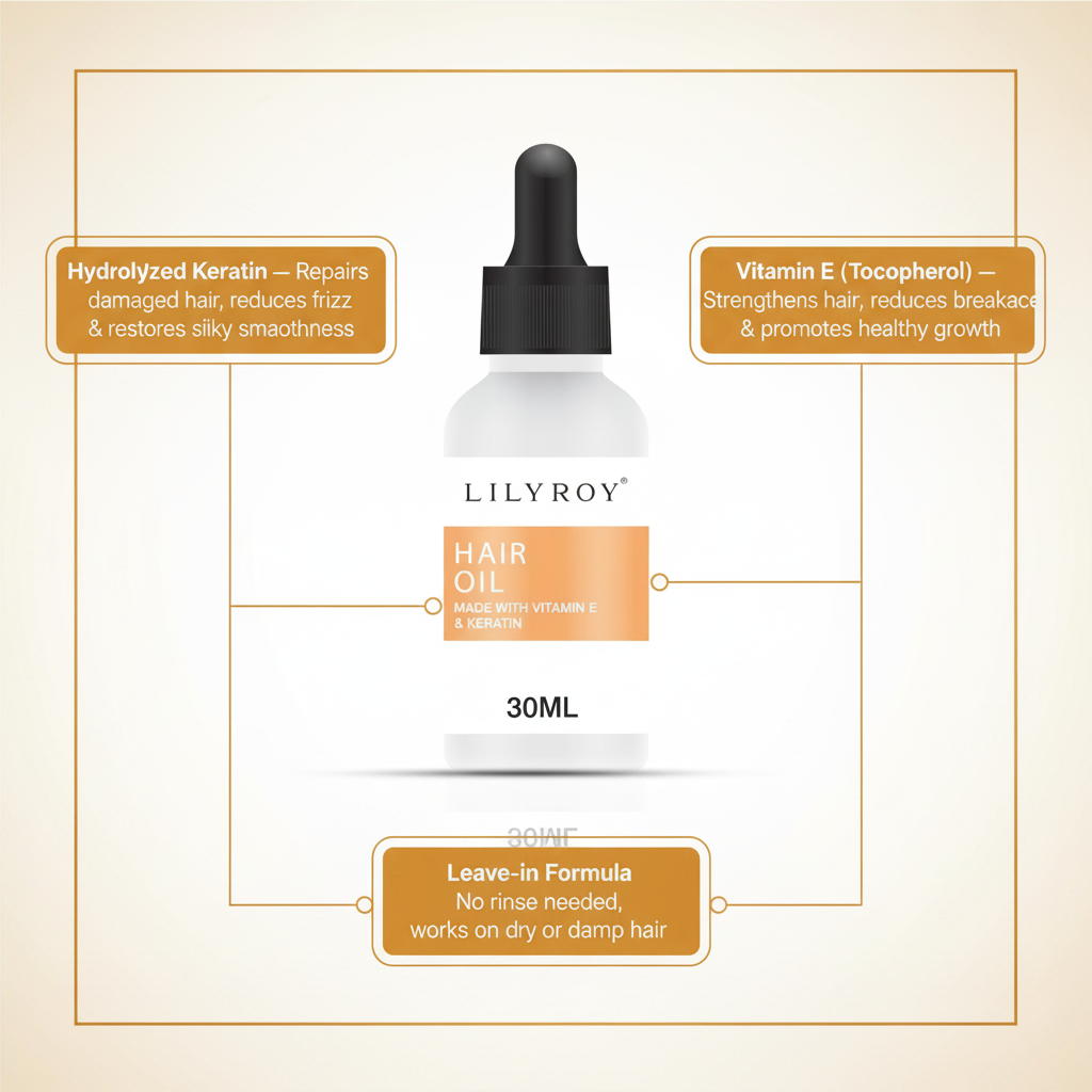 Lilyroy Hair Oil Keratin - Callouts