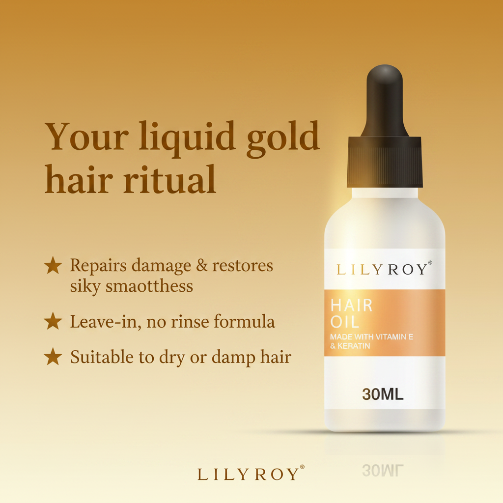 Lilyroy Hair Oil Keratin - Features