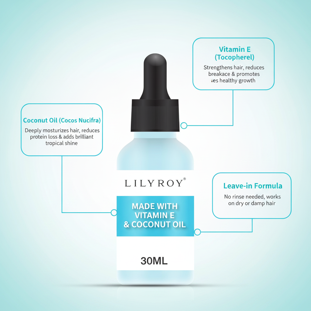 Lilyroy Hair Serum Coconut Oil - Callouts