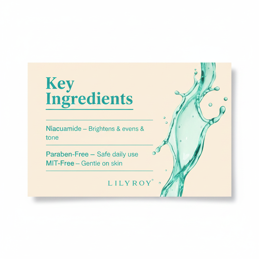 Lilyroy Niacinamide Serum - Ingredients