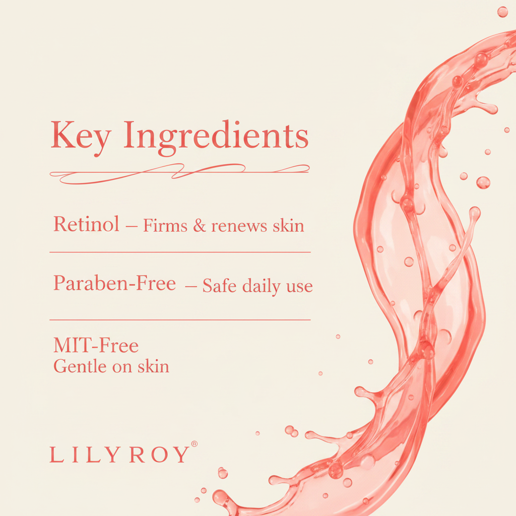Lilyroy Retinol Serum - Ingredients