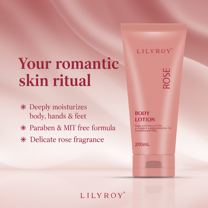 Lilyroy Rose Body Lotion - Features