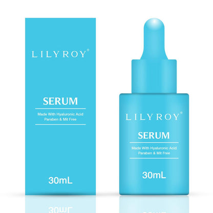 Lilyroy Hyaluronic Acid Serum 30mL blue bottle with box