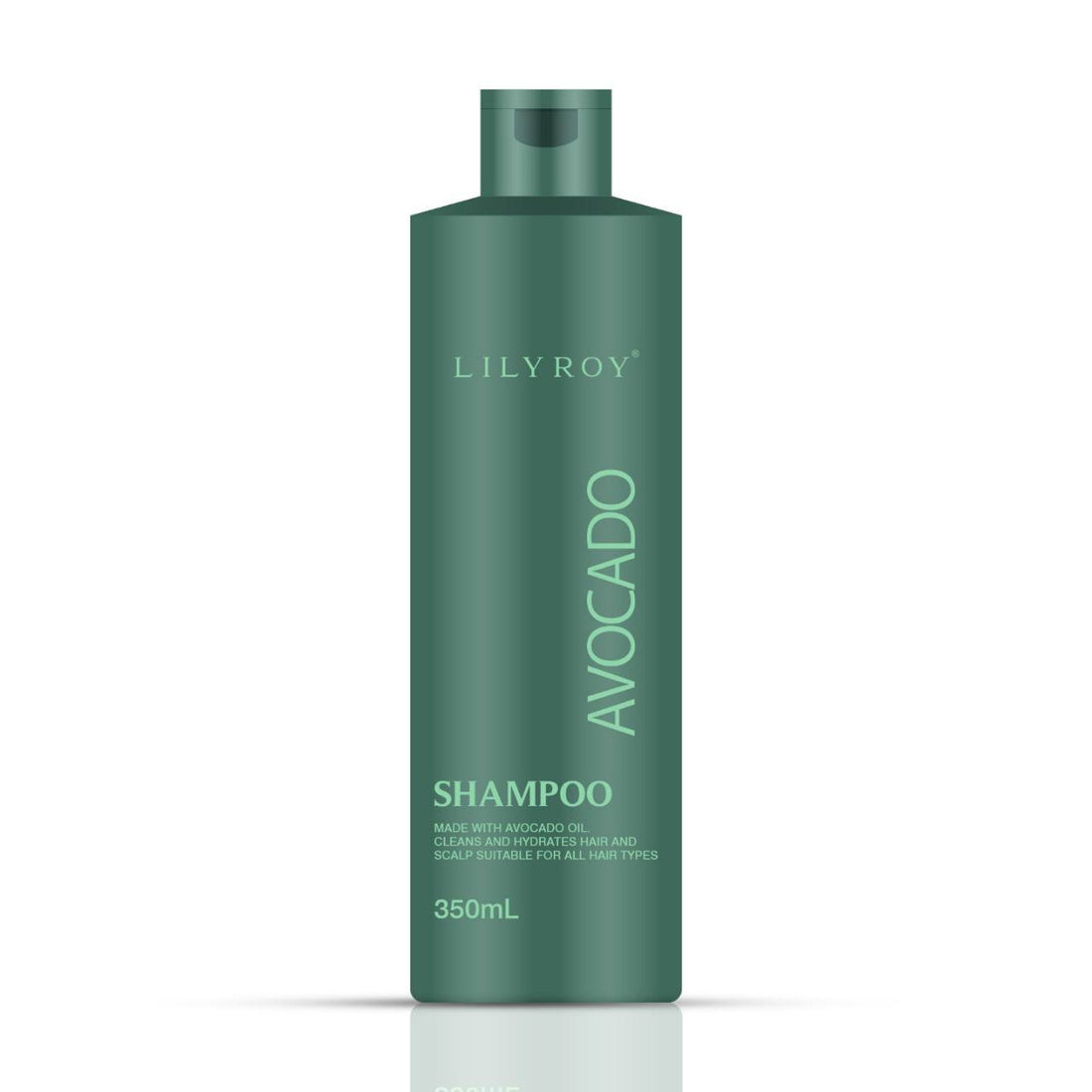 Lilyroy Avocado Shampoo 350mL green bottle