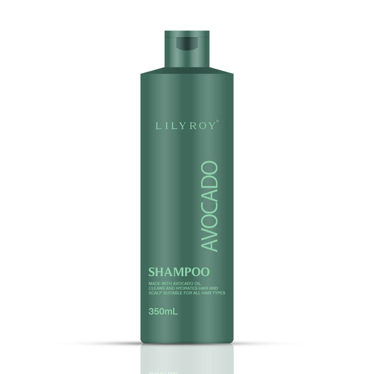 Lilyroy Avocado Shampoo 350mL green bottle