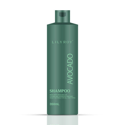 Lilyroy Avocado Shampoo 350mL green bottle